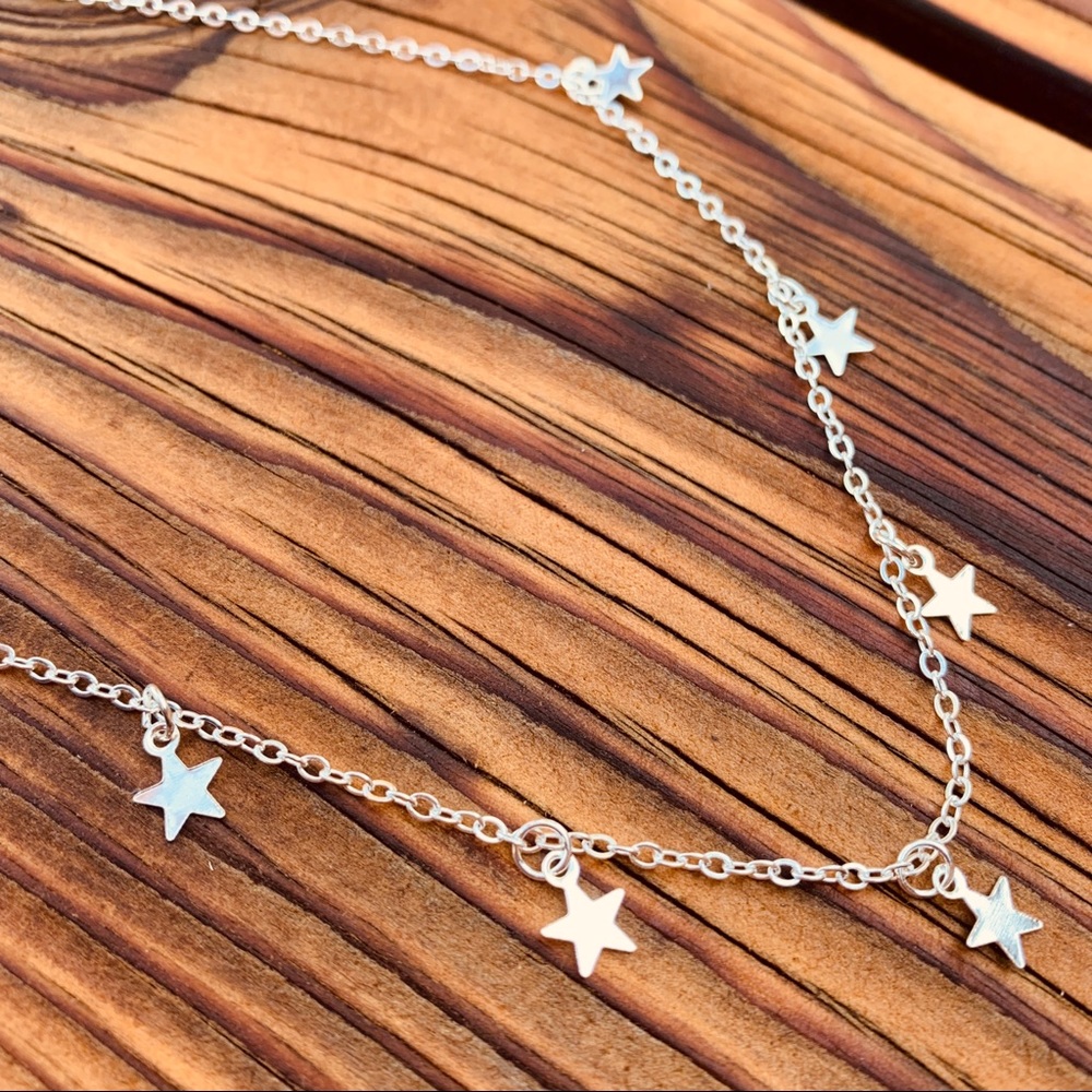 GOLD Star Choker Necklace - Picture 4 of 4
